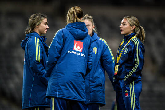 Julia Zigiotti Olme and Johanna Rytting Kaneryd of Sweden