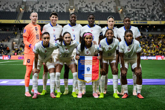The starting eleven of France