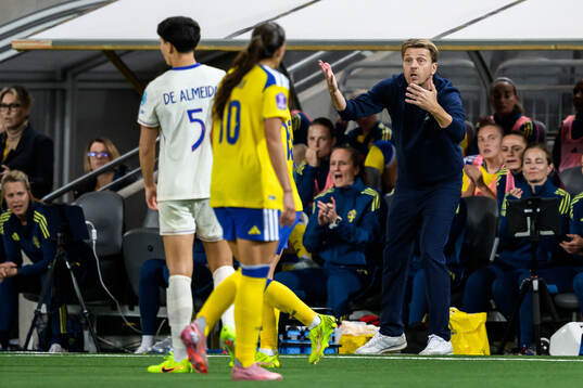 Head coach Tony Gustavsson of Sweden