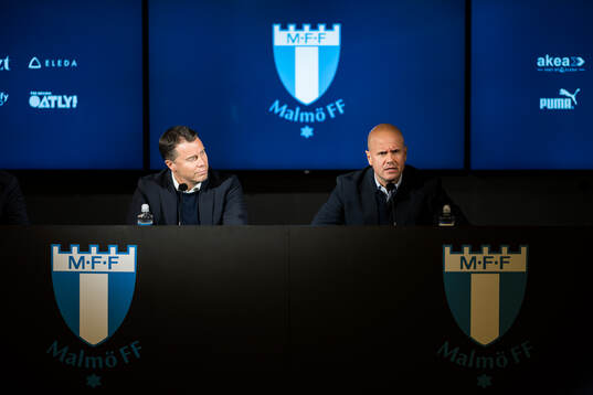 Sportchef Daniel Andersson när Miguel Ángel Ramírez