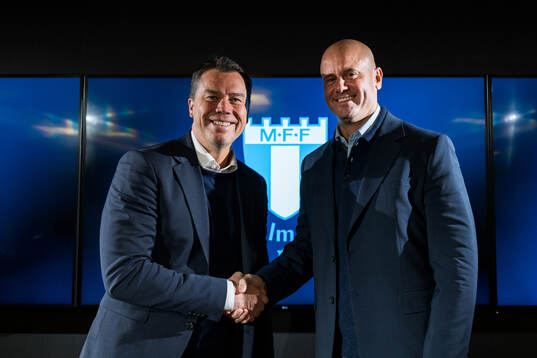 Sportchef Daniel Andersson och Malmö FFs nya tränare