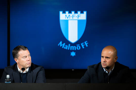 Sportchef Daniel Andersson och Malmö FFs nya tränare