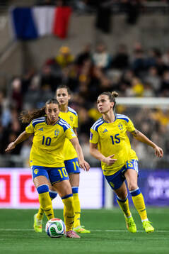 Rosa Kafaji , Nathalie Björn and Julia Zigiotti Olme of