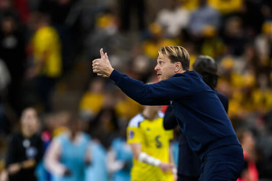 Head coach Tony Gustavsson of Sweden