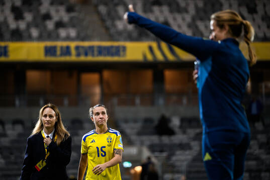 Julia Zigiotti Olme of Sweden looks dejected