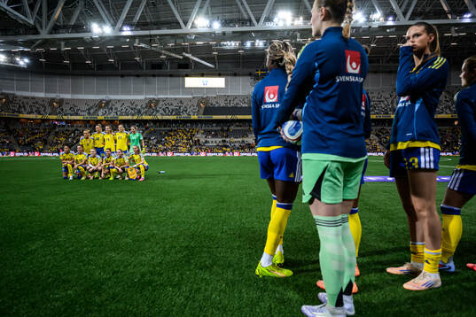 The starting eleven of Sweden