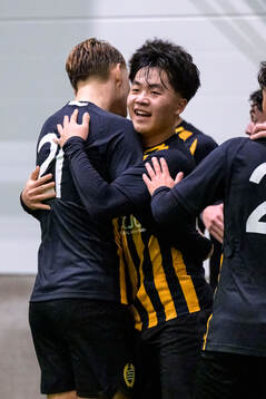 Hammarbys Akira Imamura jublar