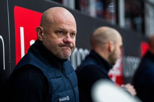 Södertäljes tränare Andreas Johansson deppar