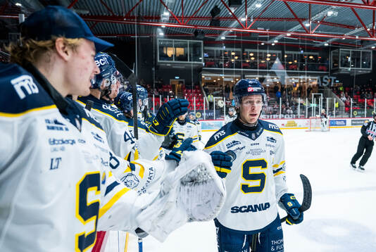 Södertäljes Carter Ashton jublar