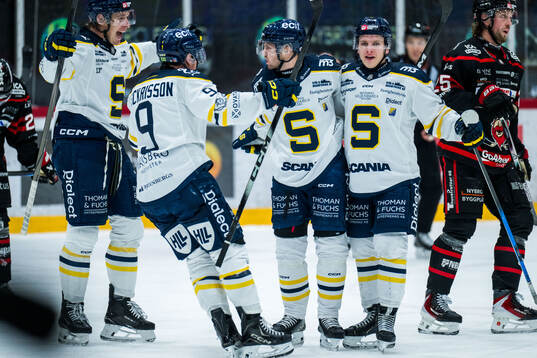 Södertäljes William Eriksson jublar