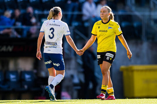 June Kvamsø of Start looks dejected