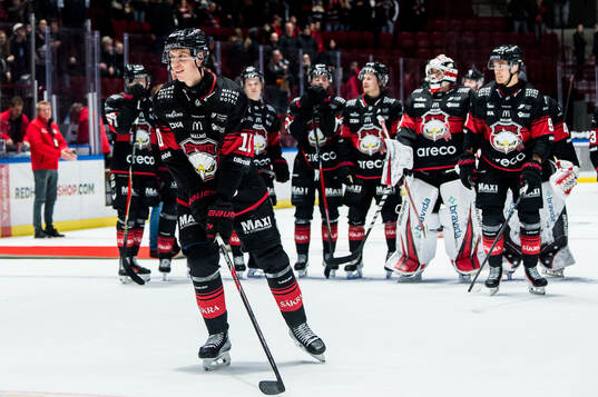 Malmö Redhawks William Von Barnekow jublar