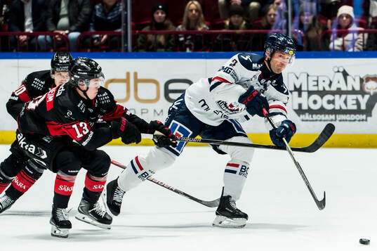 Malmö Redhawks Petter Vesterheim och Linköpings Rasmus