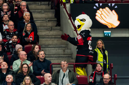Malmö Redhawks maskot Hawkan