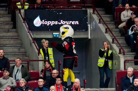 Malmö Redhawks maskot Hawkan