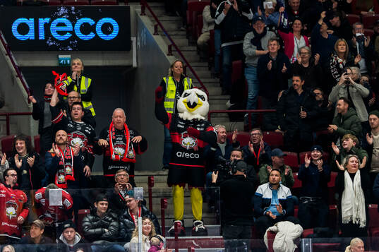 Malmö Redhawks maskot Hawkan