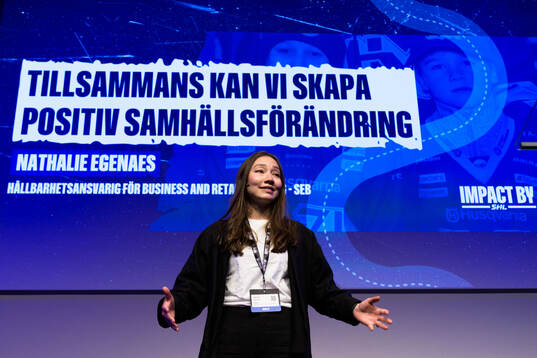 Nathalie Egenaes, Hållbarhetsansvarig för business and