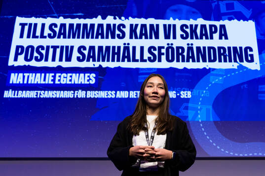 Nathalie Egenaes, Hållbarhetsansvarig för business and
