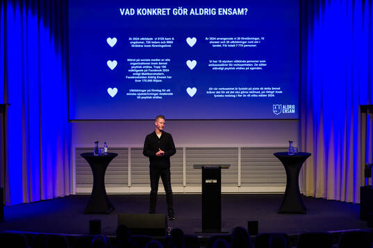 Charlie Eriksson, grundare Aldrig Ensam