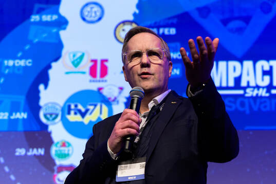 Richard Nylin, klubbdirektör och kommersiell chef HV71