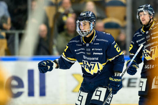 HV71s Jonathan Ang jublar