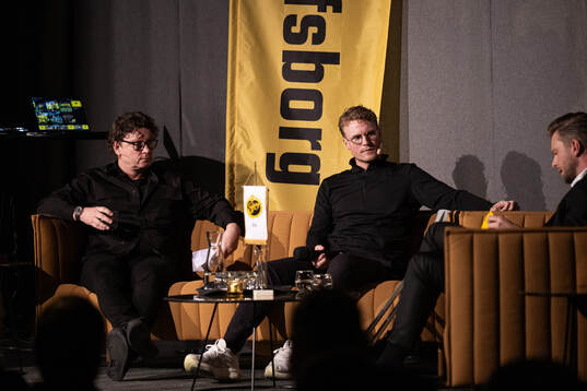 Elfsborgs Stefan Andreasson och Oscar Hiljemark