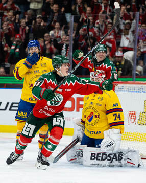 Frölundas Ivar Stenberg jublar