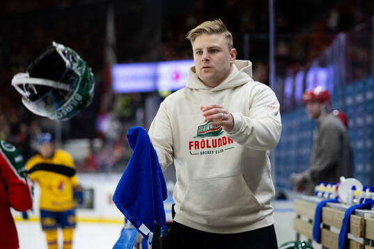 Frölundas materialförvaltare Jonas Elofsson