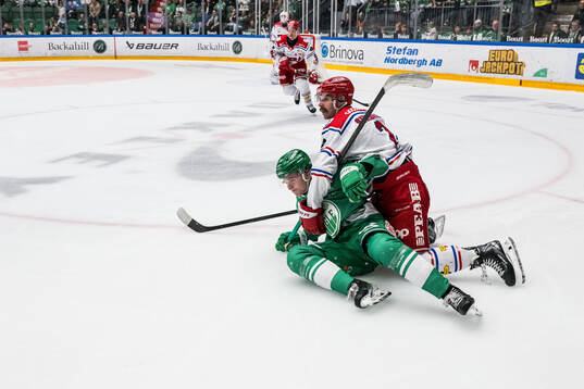 Rögles Felix Nilsson och Timrås Per Svensson