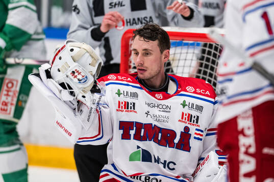 Timrås målvakt Jacob Johansson