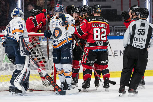 Luleås Isac Hedqvist jublar