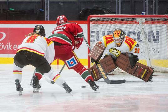 Brynäs målvakt Klara Peslarova