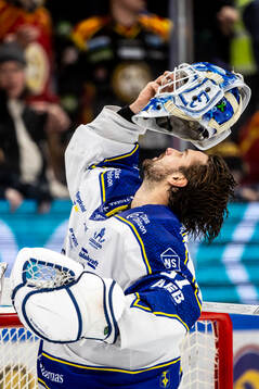 Leksands målvakt Jakob Hellsten