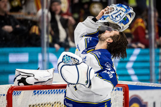 Leksands målvakt Jakob Hellsten