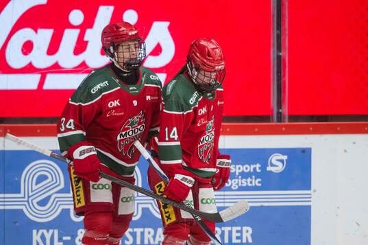 Modos Vendula Pribylova och Lovisa Engström deppar