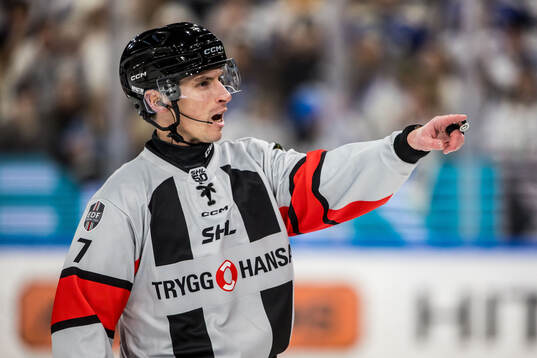 Under ishockeymatchen i SHL mellan Leksand och Brynäs