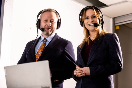 Fredrik Söderström och Lena Sundqvist TV4
