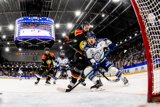 Leksands Marcus Karlberg och Brynäs Robert Hägg
