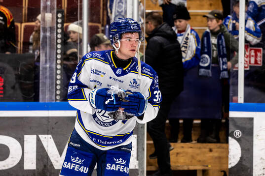 Leksands Olle Strandell utsedd till matchens krigare