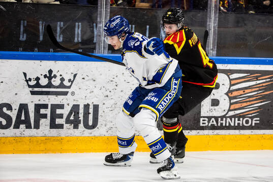 Leksands Alexander Lundqvist och Brynäs Lucas Pettersson