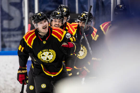 Brynäs Kieffer Bellows jublar