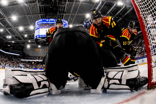 Brynäs Tyler Vesel och Brynäs Luke Witkowski