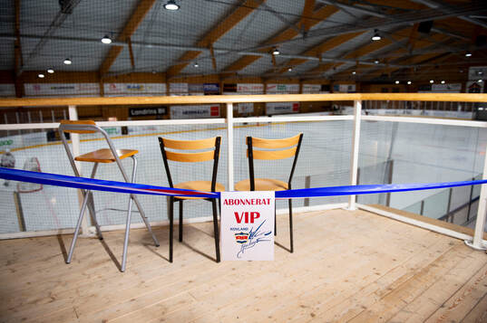 VIP under ishockeymatchen i HockeyTvåan Norra CD mellan