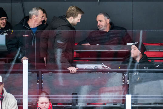 Under ishockeymatchen i Hockeyallsvenskan mellan Nybro och