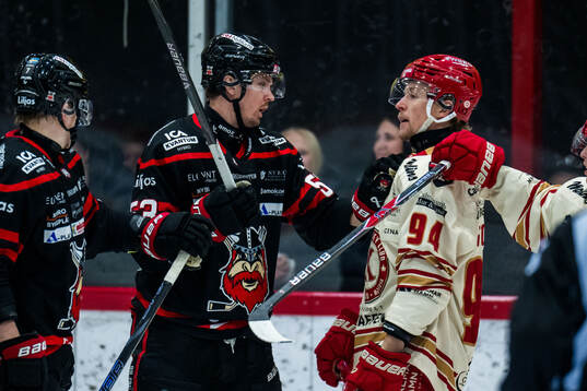 Nybros Jesper Mångs och Kalmars Albin Storm