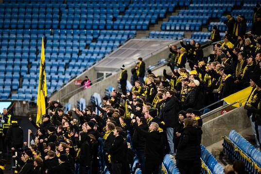 Spectators in the stands