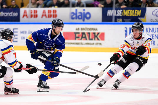 HV71s Olle Alsing och Malmö Redhawks Petter Vesterheim