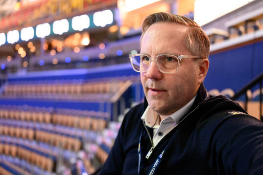Richard Nylin, klubbdirektör och kommersiell chef HV71,