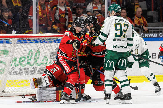 Färjestads Axel Bergkvist gör 3-1