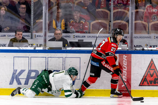 Luleås Oskari Laaksonen och Färjestads Joakim Nygård